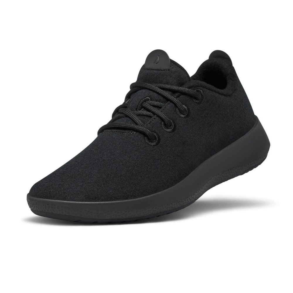 Allbirds Men's Wool Runner Mizzles - Sneakers Black - GEB521397